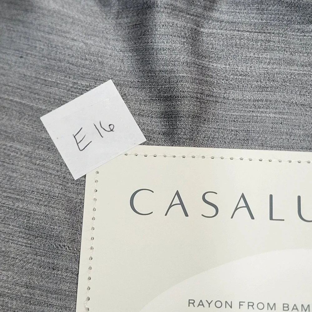 Casaluna‎ Blissful Sheet Set Queen Dark Gray Rayon from Bamboo 400TC 4pc New